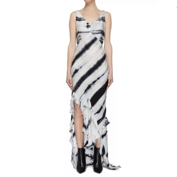 TRE BY NATALIE RATABESI CRYSTAL TIE-DYE MAXI DRESS - Picture 2 of 7